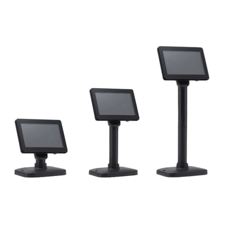 A Comprehensive Guide to 7-inch, 8-inch, 9.7-inch, and 11.6-inch LCD Pole Customer Displays for POS Systems