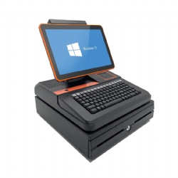 15.6inch supermarket Point of Sale systems with 2nd customer display