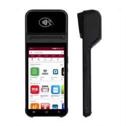 5.5 Inch Touch Screen Handheld Android 12 13 POS Machine With NFC Reader Barcode Scanner and 58mm Thermal Printer