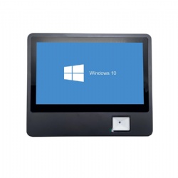 Wall-mounted Self Checking Machine 15.6inch All-in-one Self Service Touch Screen Kiosk with QR Code Scanner